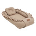 Mordesign Morremix Ruffle Cappuccino Large Babynest FD-19