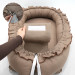 Mordesign Morremix Ruffle Cappuccino Large Babynest FD-19