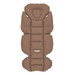 Mordesign Plain Brown Wandelwagen/Buggy Inlegkussen FD-19