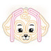 Paw Patrol Neon LED Skye Wandlamp