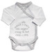 Petit Villain Als Mama + Papa Nee Zeggen Wit/Grijs Romper