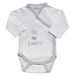 Petit Villain Ik Hou Van Tante Wit/Grijs Romper