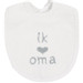 Petit Villain Wit/Grijs 'Ik Hou Van Oma' Slab