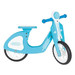 Pilsan Retro Blauw Houten Loopfiets 02002