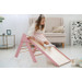 Luna Toys Roze Houten Klimrek met Glijbaan LU-36974