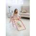 Luna Toys Roze Houten Klimrek met Glijbaan LU-36974