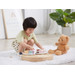 PolarB 6 stuks Houten Cake Set 44055