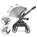 Lorelli Reya Brown 3-in-1 Kinderwagen incl. Autostoel 1002195-2415