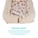 Sevibaby Ecru Teddy Reflux Babynest