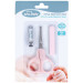 Sevibaby Roze 3-delige Baby Manicureset 507-2