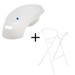 Teggi White Bad met Stop incl. Witte Badstandaard