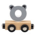 Tryco Houten Gekleurde Lettertrein - Letter O TR-353034