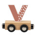 Tryco Houten Gekleurde Lettertrein - Letter V TR-353041
