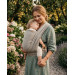 Zaffiro Be Close Beige Leaves Multifunctionele Draagdoek