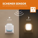 Zazu Blauw Automatisch Led Nachtlampje ZA-SOCKET-02