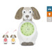 Zazu Davy the Dog Taupe Slaaptrainer en Kinderwekker ZA-DAVY-01