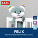 Zazu Felix de Vos Heartbeat Knuffeldoekje ZA-FELIX-01