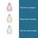 Zazu Pam de Pinguin Blauw 3 in 1 Slaaptrainer ZA-PAM-02